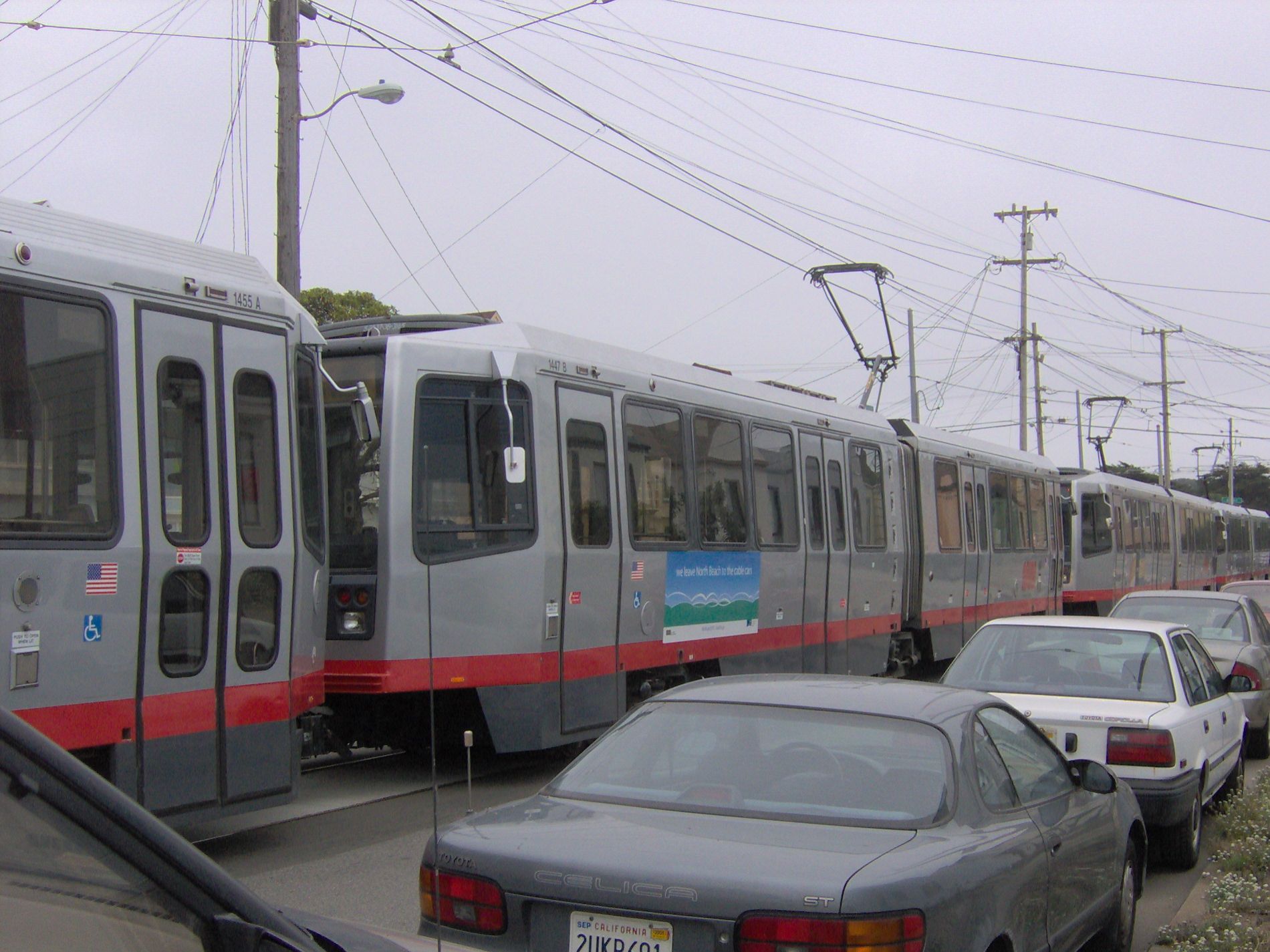 San Francisco MTA trains 