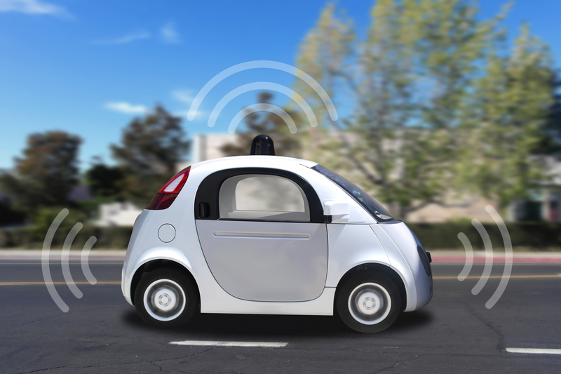 Autonomous self-driving driverless vehicle with radar driving on the road (source: ID 57148848 © Hong Li | Dreamstime.com)