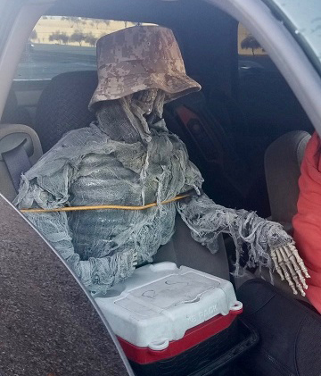 Skeleton crew (picture from Arizona Department of Public Safety)