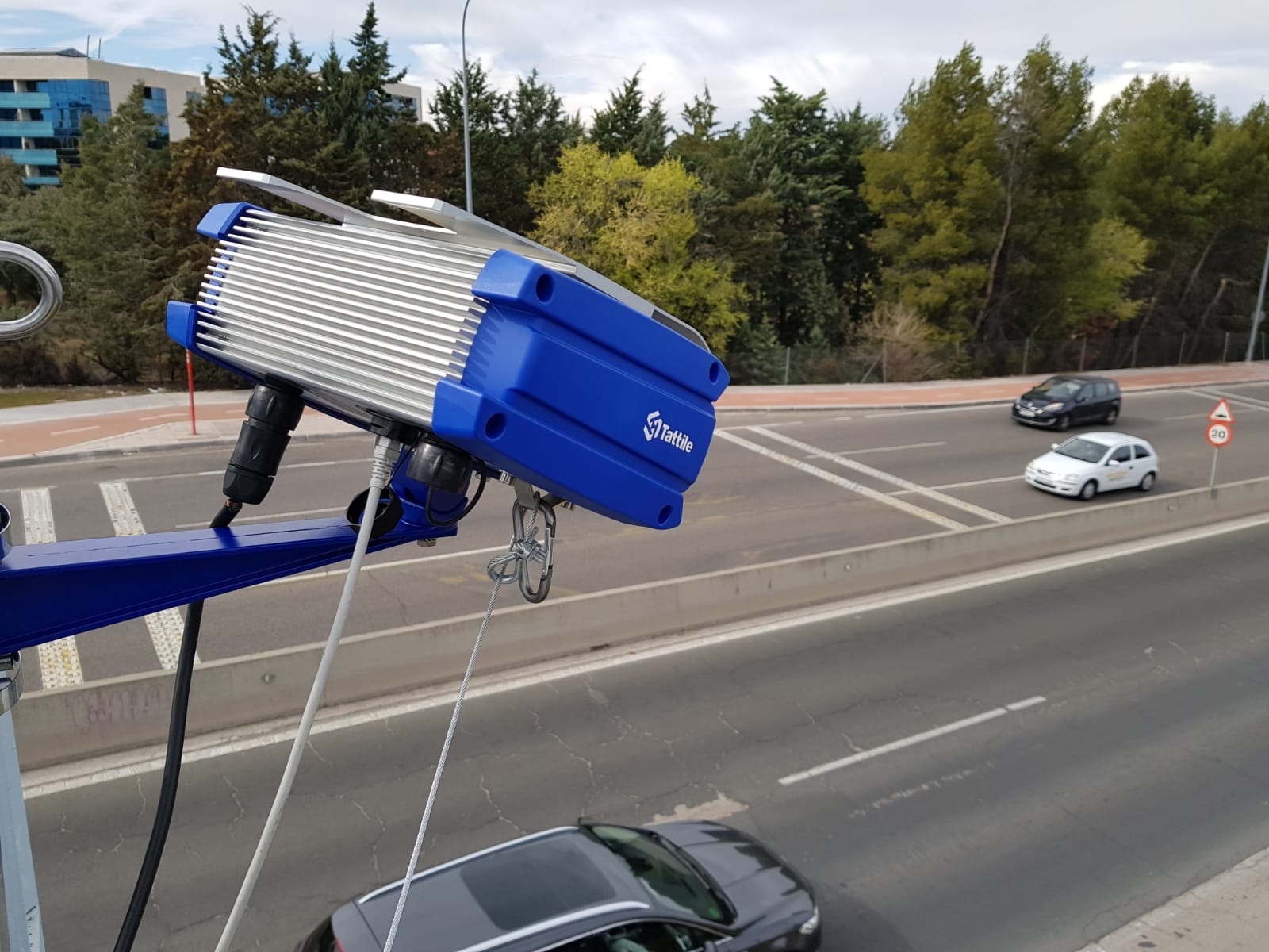 Tattile is using 14 cameras at HOV lanes and 31 along radial highways (Credit: Tattile)