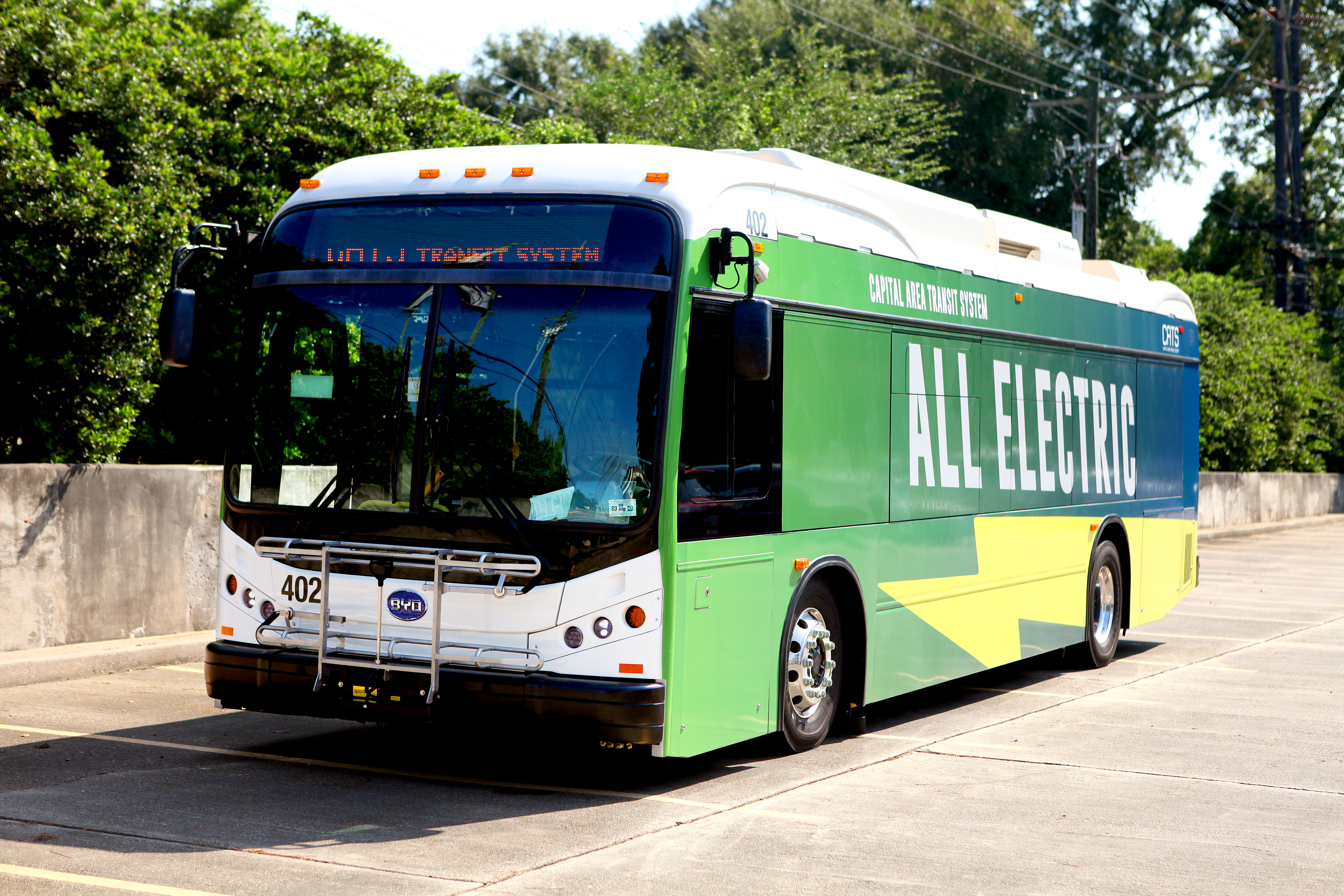 Hitachi says CATS operates a fleet of electric and diesel buses (Credit – CATS)