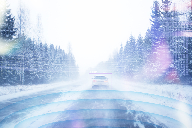 Toshiba solid-state Lidar autonomous driving landslides, snow cover, objects in the road