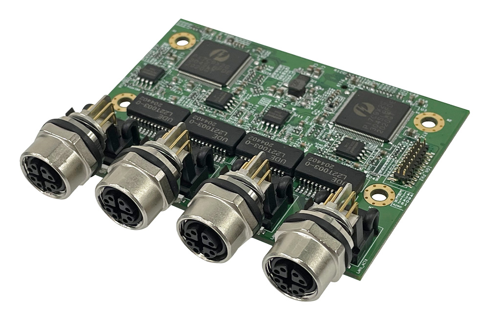 Cincoze CMI module (CMI-XM12LAN01) Wake-on-LAN, teaming M12 X-Coded connectors