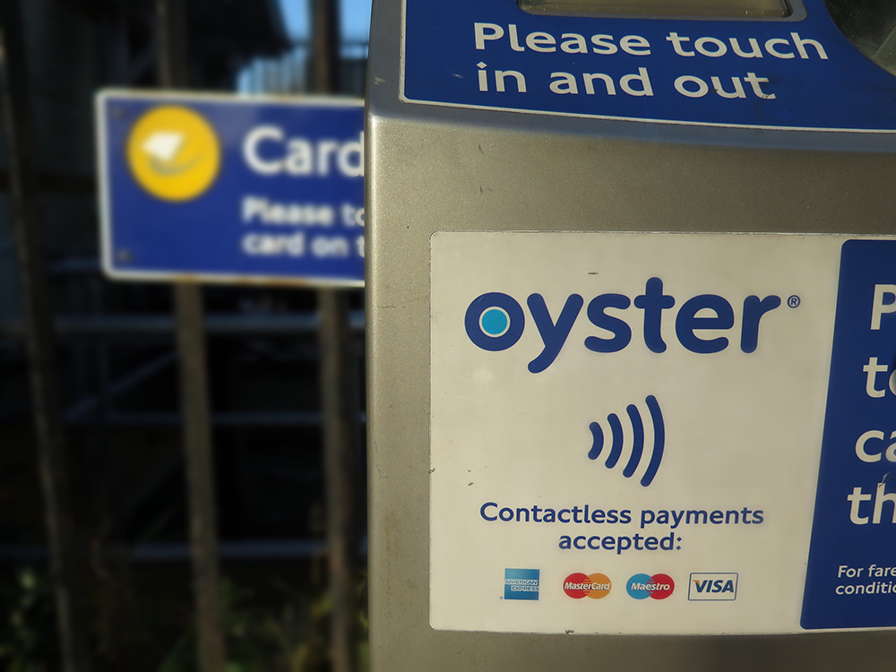 London’s Oyster card: heading for retirement? 
