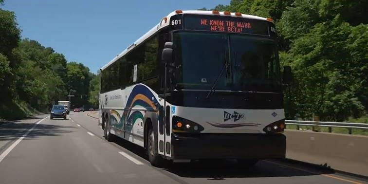 Masabi Beaver County Transit Authority buses contactless ticketing Pennsylvania