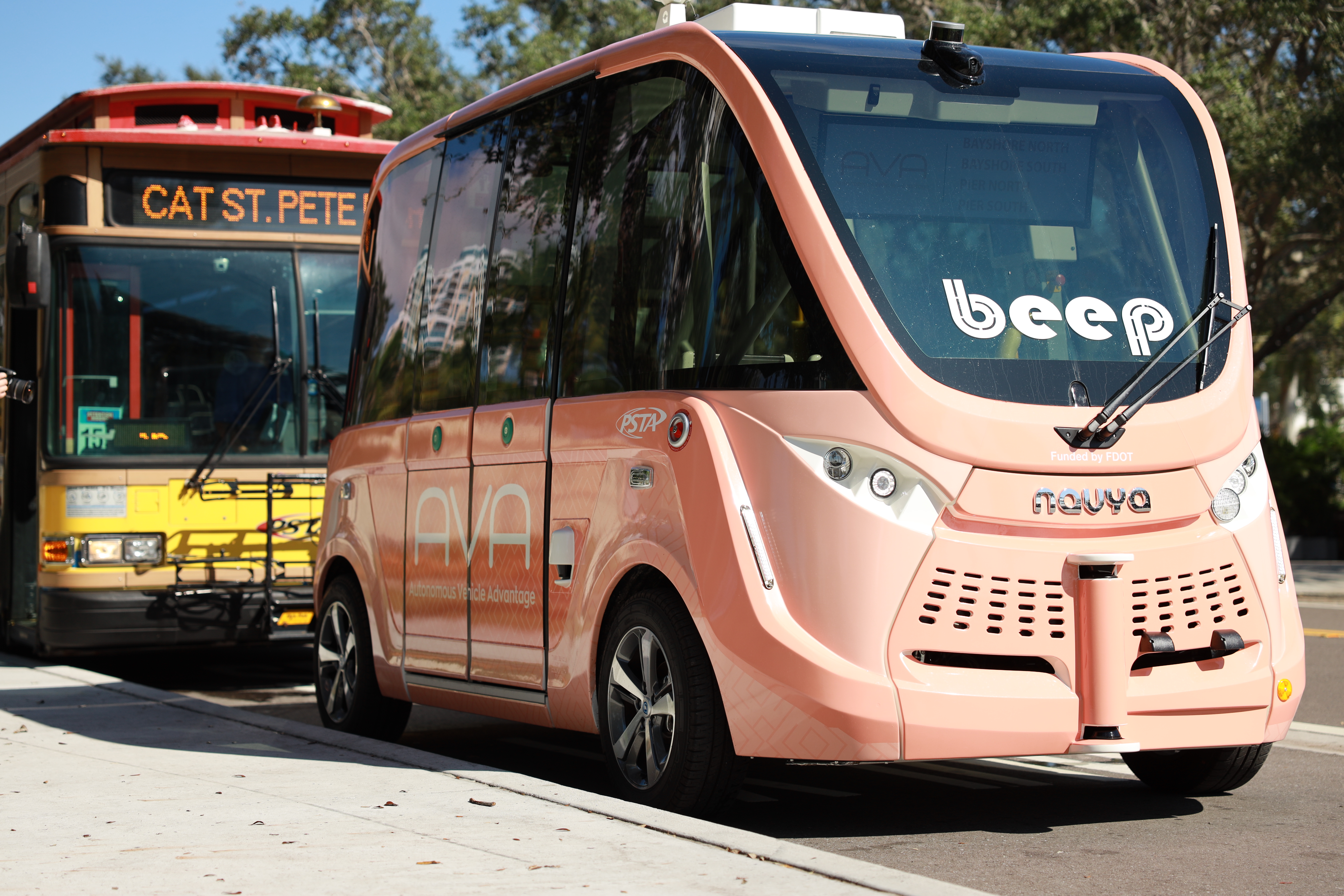 Jacksonville Transportation Authority Balfour Beatty Vision 2 Reality Beep autonomous vehicles