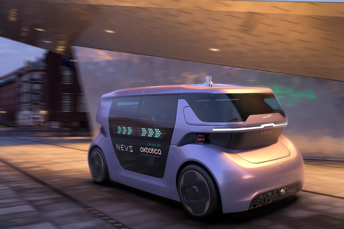 Oxbotica Nevs autonomous vehicles electric smart urban mobility