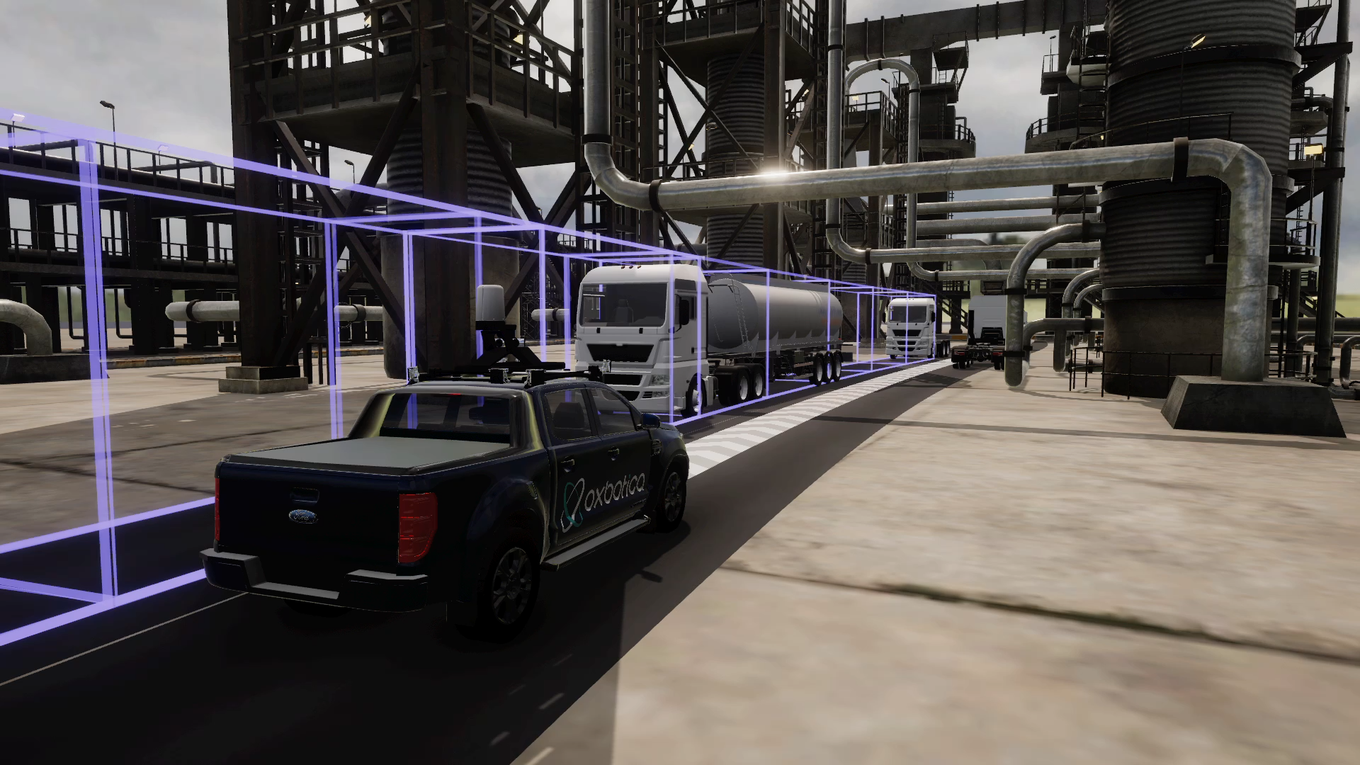 Artificial intelligence autonomous vehicles virtual reality metaverse (image courtesy: Oxbotica)