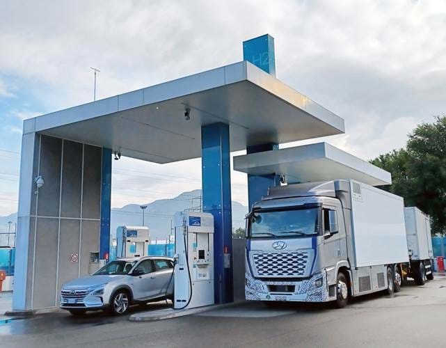 hydrogen EV alternative energy green transport decarbonisation (image: Autostrada del Brennero)