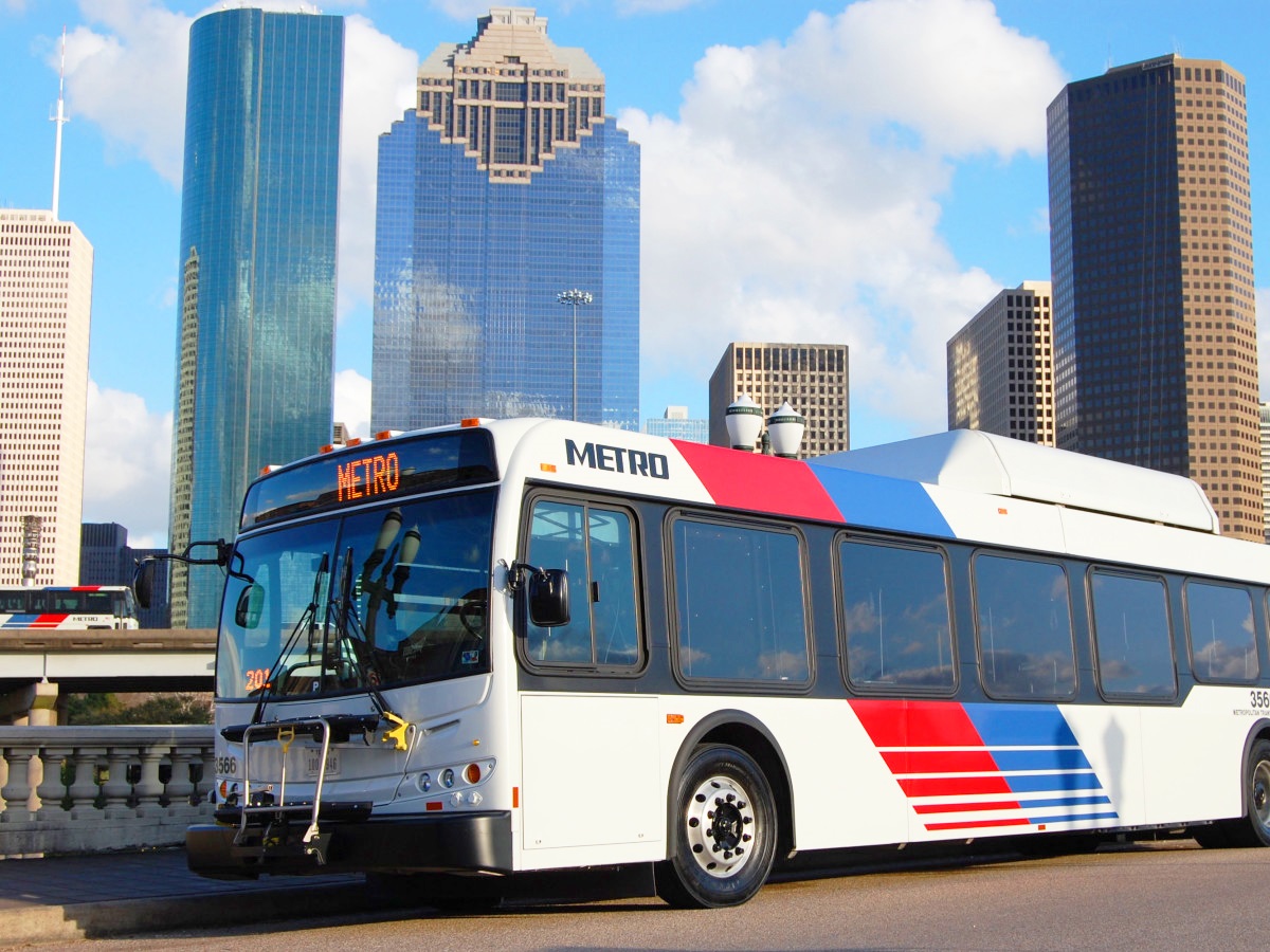 Public transit payment systems cashless contactless Houston (image: Metro)