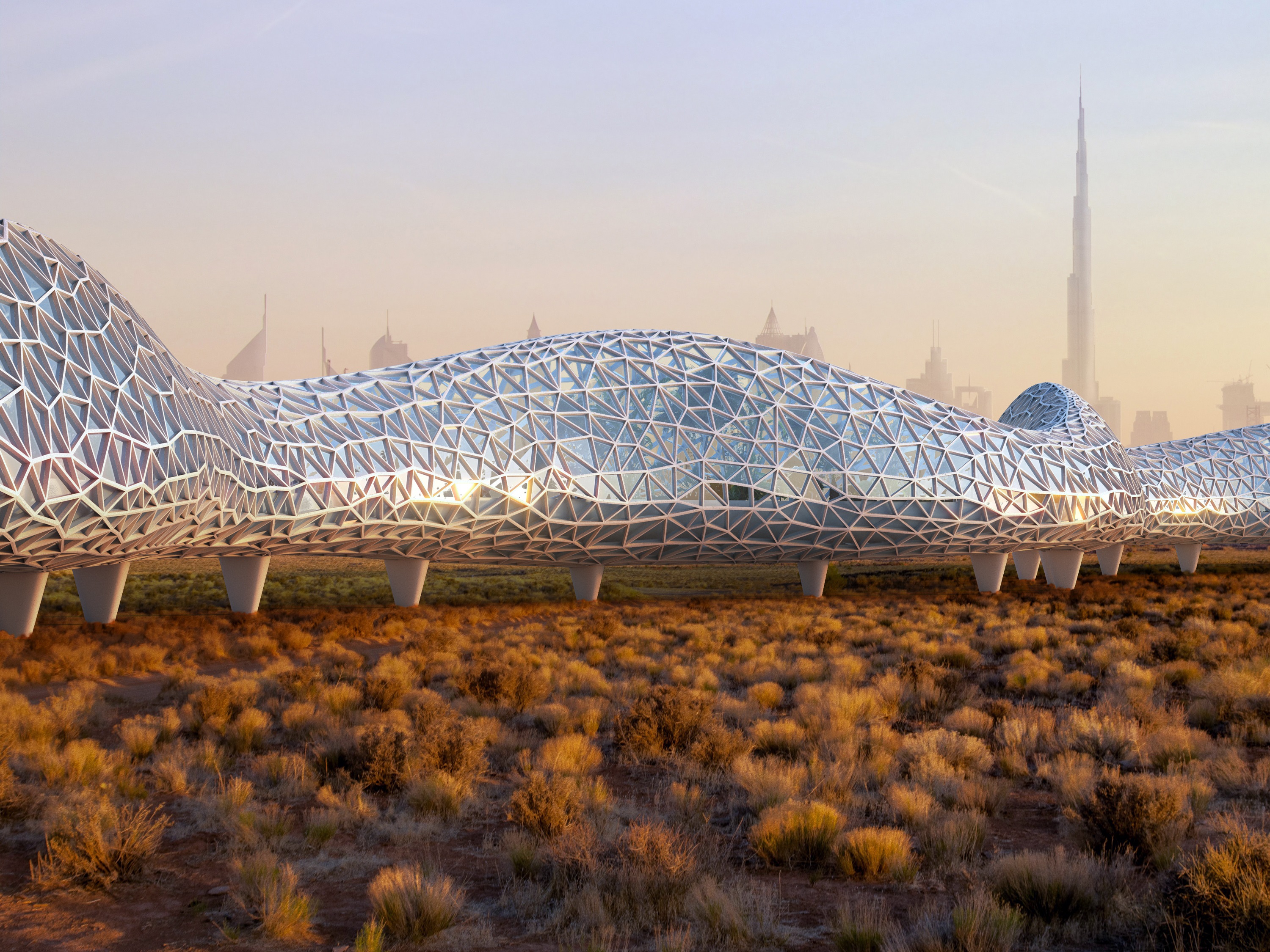 The Loop Dubai sustainable decarbonisation (image: URB)