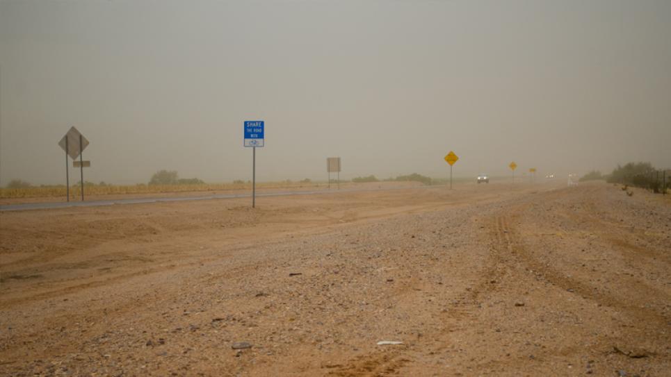 Extreme weather events Arizona visibility sensors dust storms (image: Vaisala)