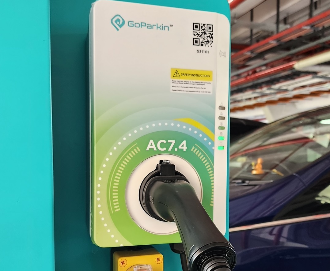 EV charging ANPR smart car parks Singapore