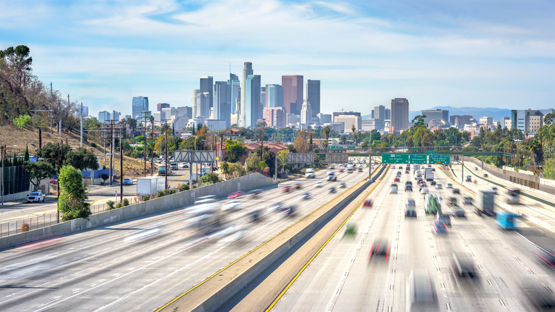 Los Angeles traffic management congestion mobility bottlenecks © Choneschones | Dreamstime.com