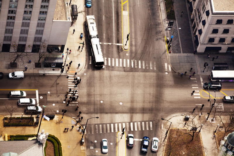 Traffic management sensors detection safety intersection © Sergey Novikov | Dreamstime.com
