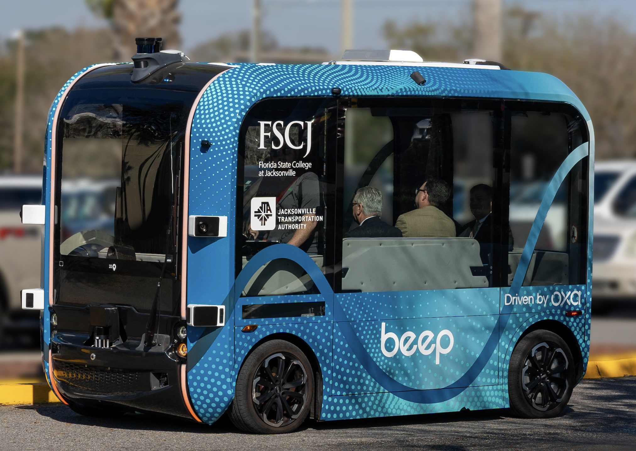 autonomous vehicles driverless Florida shuttles (image: Oxa)