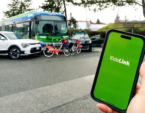 Mobility Vancouver bike-share car-share app (image: TransLink)