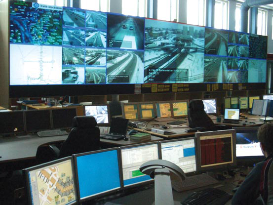 Trafik Stockholm control room
