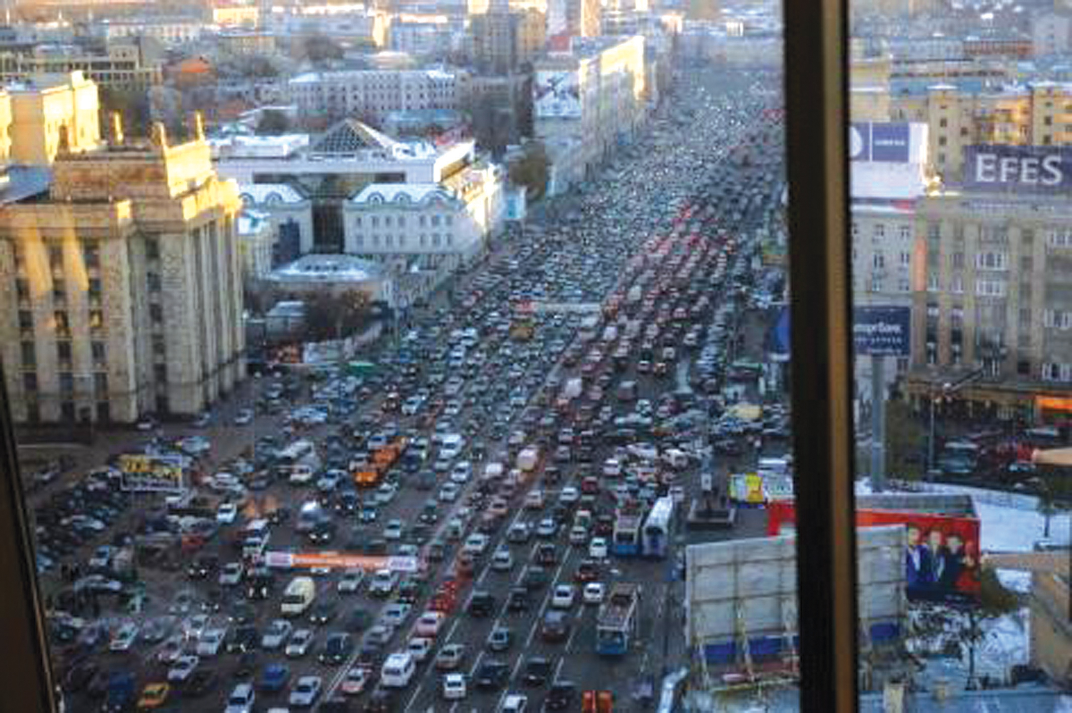 Moscow's Traffic Congestion