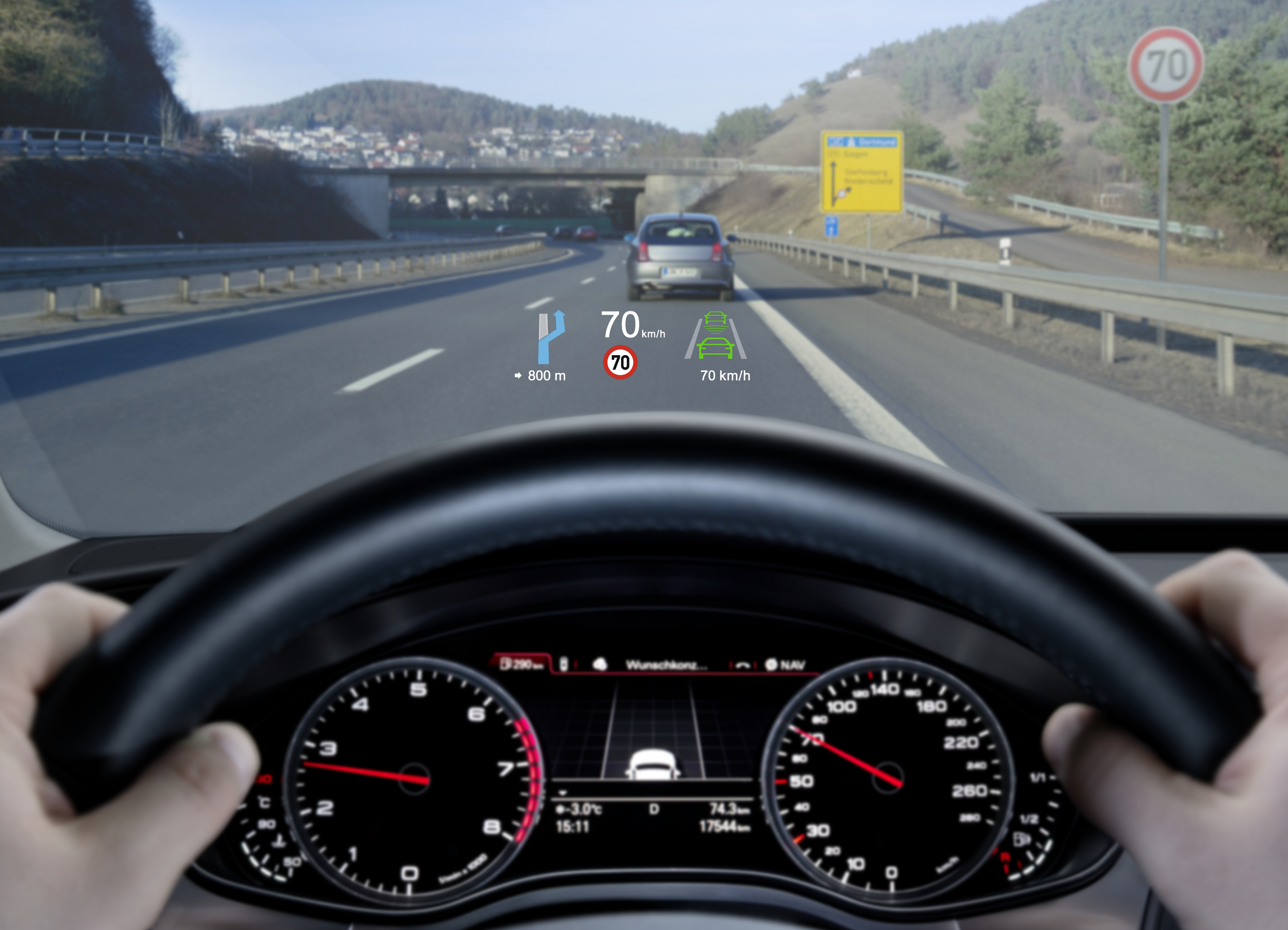 The second generation head-up display from Continental is also in series production in the Audi A6 and A7.