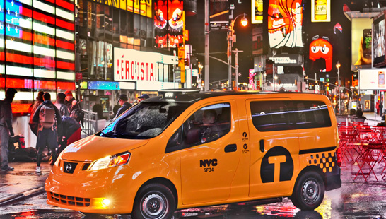 New NYC Nissan NV200 taxi prototype