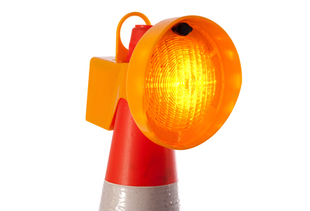Traffic Cone Accessories: Flashing Cone Light