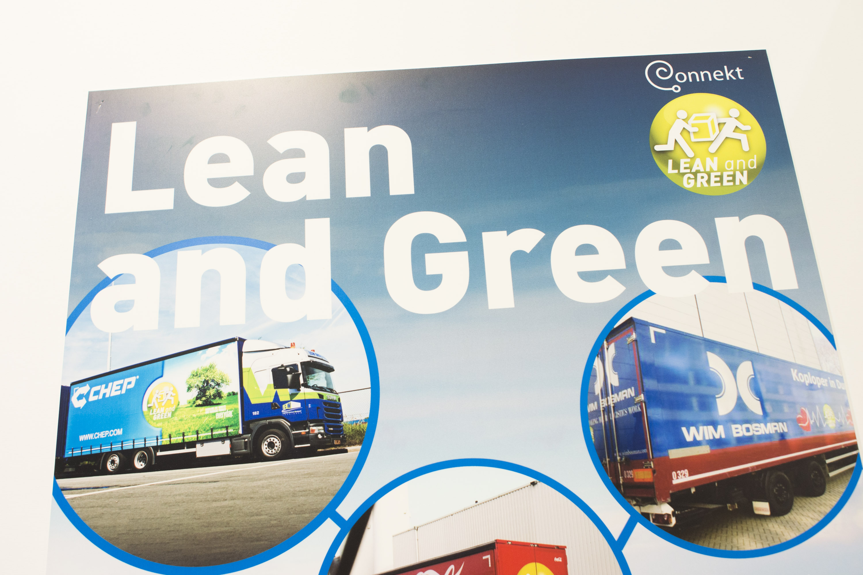 Leaner and greener logistics poster