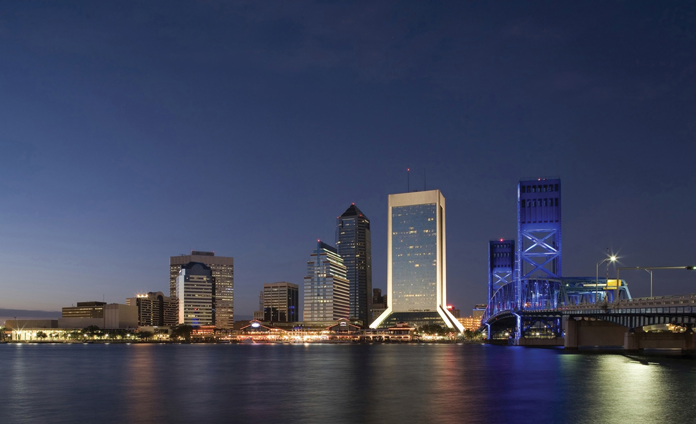 The Jacksonville skyline