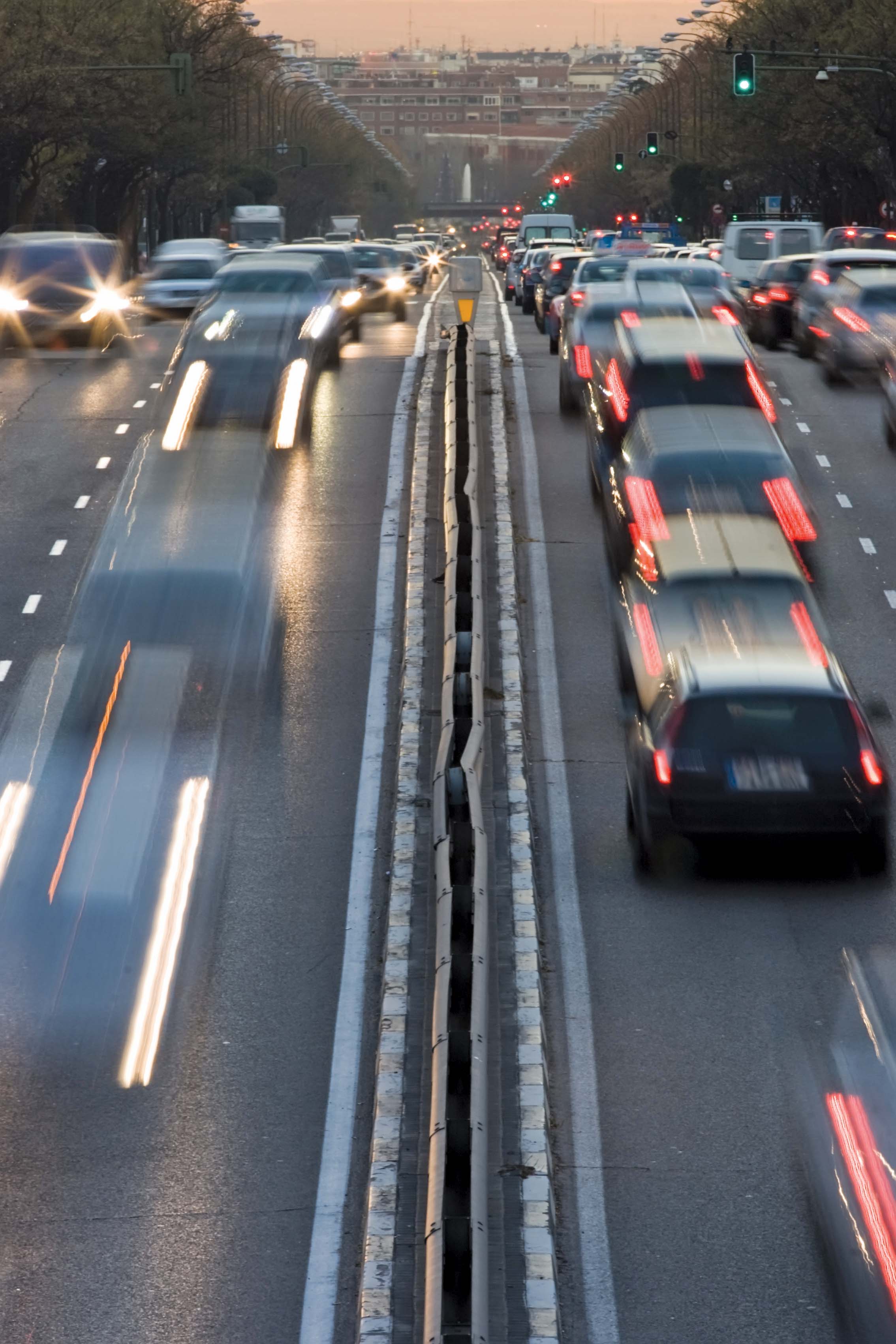 Road pricing would reduce the traffic volume on the M40 