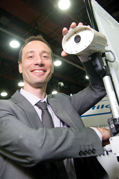 ITS World Congress 2014 Eric Toffin of Citilog with the XCam-p