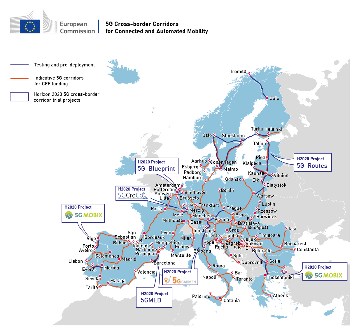 EU 5G map