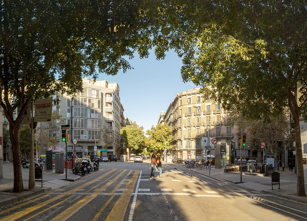 Barcelona Carrer de Girona (existing)