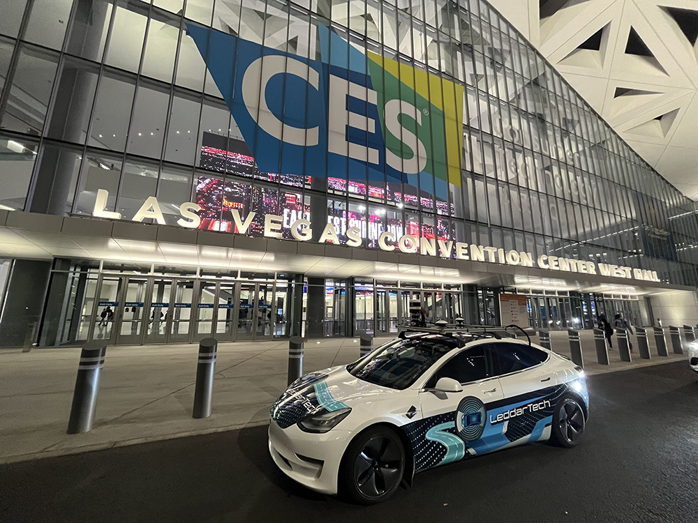 LeddarTech’s LeddarCar was on show at this year’s CES in Las Vegas © LeddarTech