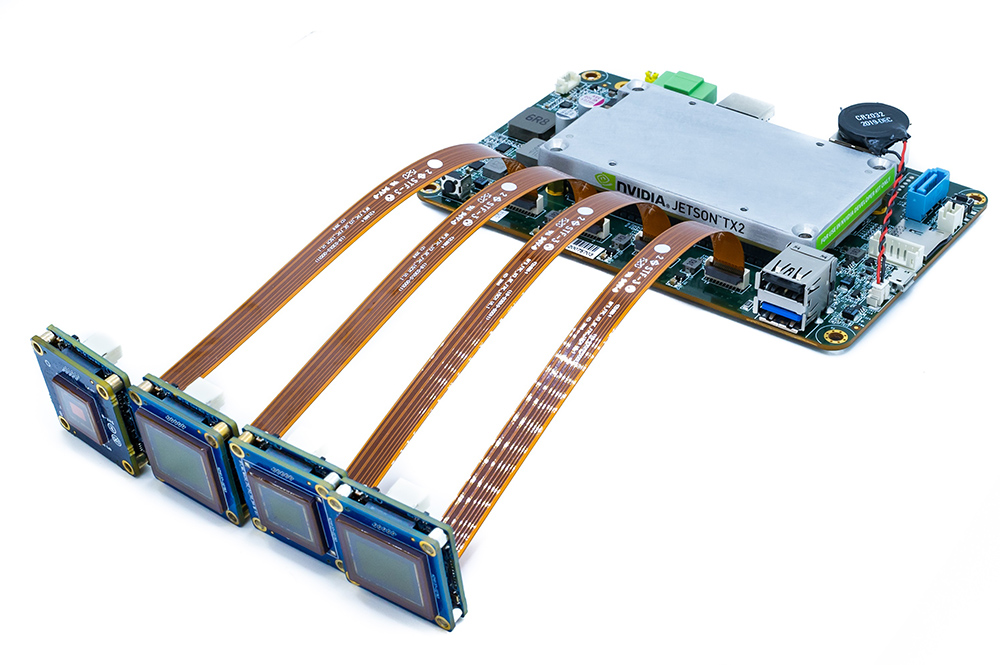 Current boards on the market today allow customers to connect multiple cameras without the need for hubs or converters