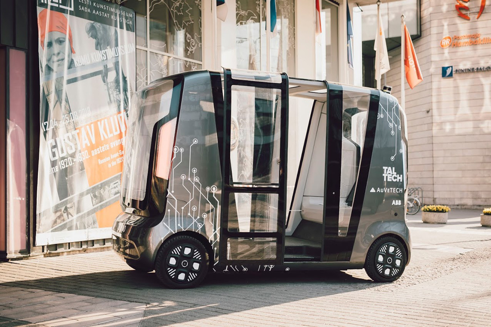 Iseauto, created with automotive companies AuVeTech and ABB, was the first self-driving vehicle in Estonia - and TalTec’s team has an eye on V2X solutions as well as AVs © Tallinn University of Technology