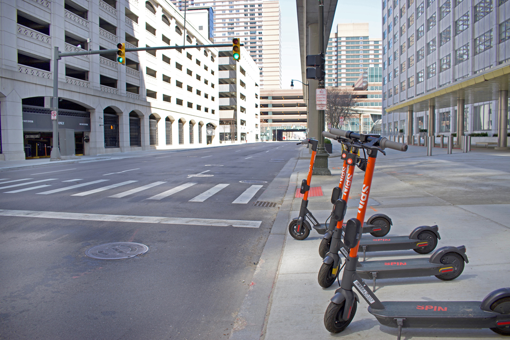 In Detroit, as in many other cities, there is currently far less demand for scooters © Lindaparton | Dreamstime.com