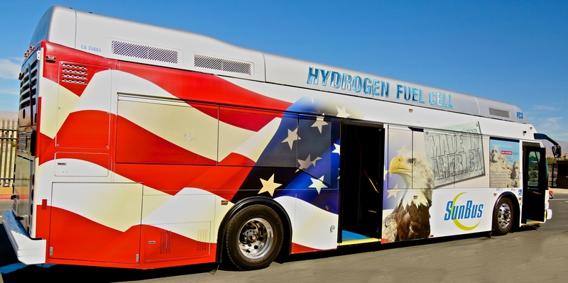 Hydrogen bus 