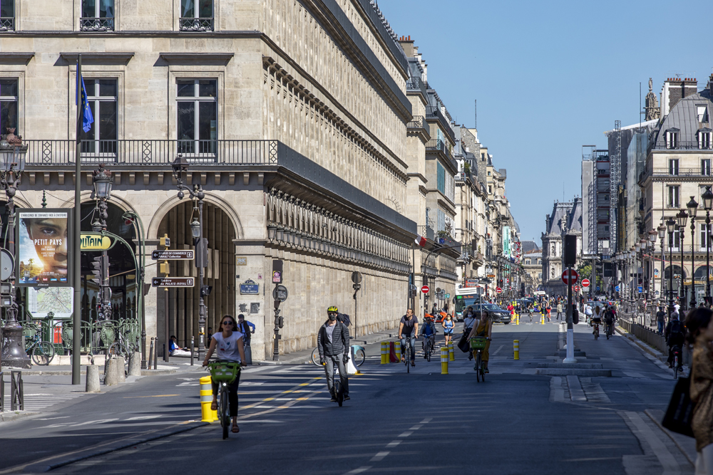 More space in Paris has been given over to cycling during the pandemic © Jerome Labouyrie | Dreamstime.com