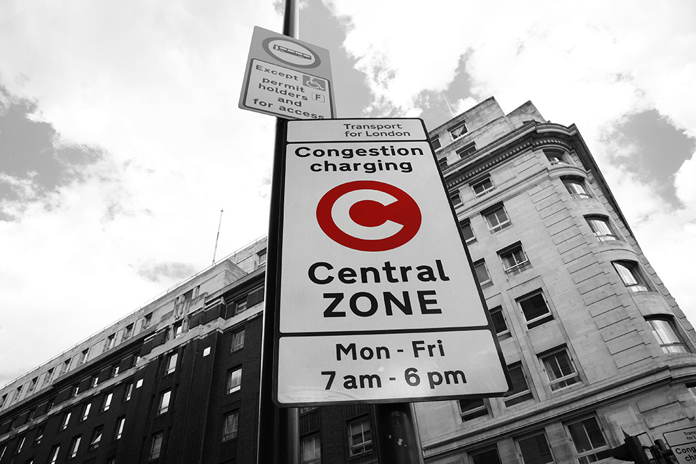 London’s congestion charge zone: ‘A great example of successful tolling in the city centre to reduce traffic, decrease pollutants and free up the city’ © Anizza | Dreamstime.com