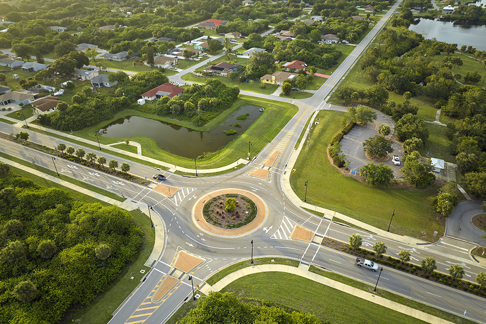 Why are we designing roundabouts for optimum speed instead of optimum safety? © Andrii Biletskyi | Dreamstime.com
