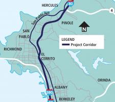 I-80 Smart Corridor map