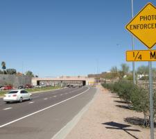 photo enforcement road sign