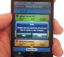 TfGm developed travellers information smart phone apps