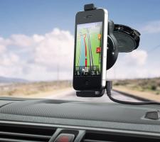 Smartphones are challenging the dominance of dedicated in-car navigation devices.