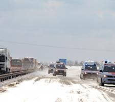 Snow brought traffic chaos to Hungary and Slovakia in March