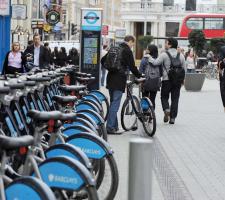bicycle docking stations in London