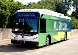 Hitachi says CATS operates a fleet of electric and diesel buses (Credit – CATS)
