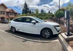 Forth EV car-sharing Hood River Oregon Honda Clarity DoE 
