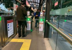 Mexico City contactless transit tap and ride Visa Conduent (image credit: Mexico City Metrobús)