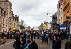 Protests in Oxford, UK, in February 2023: so do 15-minute cities have a PR problem? © Sarah2 | Dreamstime.com